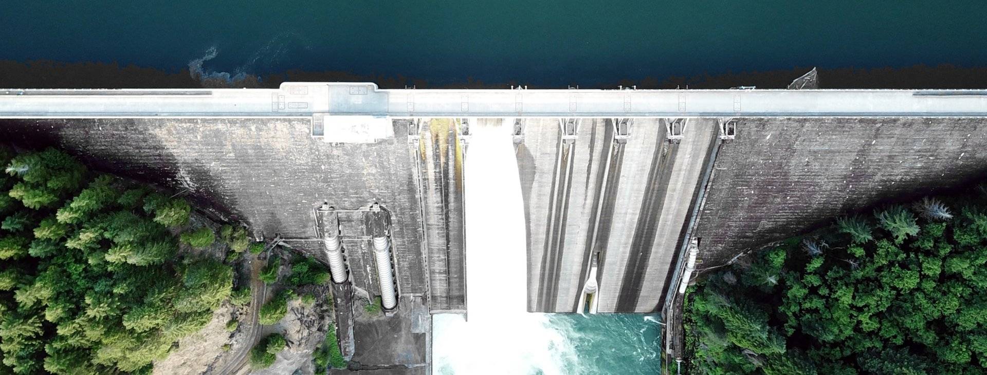 River Dam Hydroelectric Renewable Energy